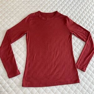 Target (A New Day), light red/pink, long sleeve shirt. Size XS.